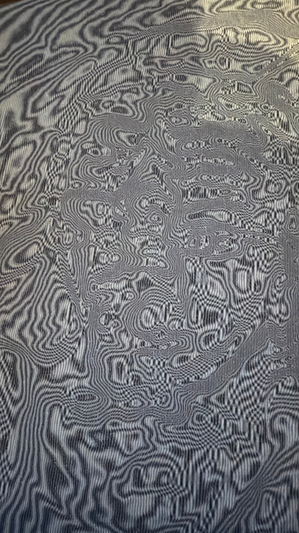 Black and white trippy self portrait