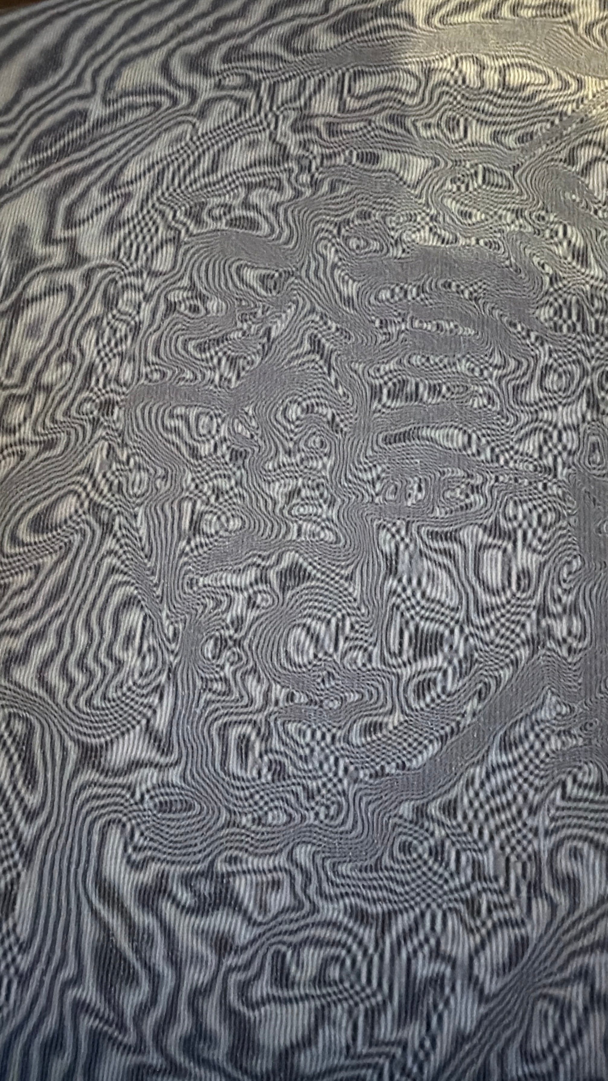 Black and white trippy self portrait